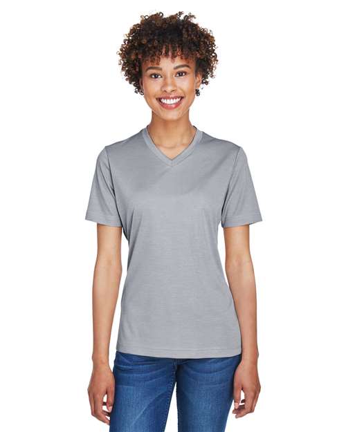 Team 365 Women's Sonic Heather Performance T-Shirt - Team 365 TT11HW Athletic Heather XS