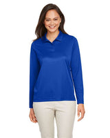 Team 365 Women's Zone Performance Long Sleeve Polo - Team 365 TT51LW Sport Royal XS