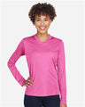 Team 365 Women's Zone Performance Long Sleeve T-Shirt - Team 365 TT11WL Sport Charity Pink XS