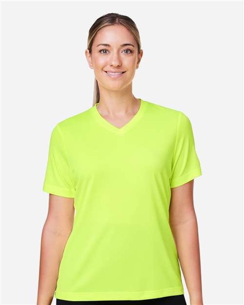 Team 365 Women's Zone Performance Mesh T-Shirt - Team 365 TT15W Safety Yellow XS