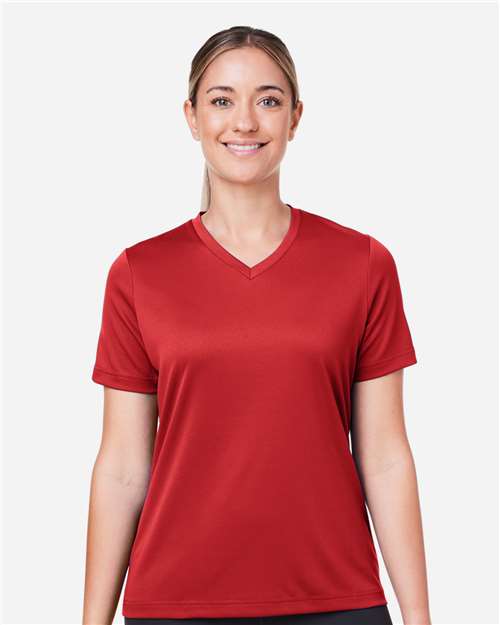 Team 365 Women's Zone Performance Mesh T-Shirt - Team 365 TT15W Sport Scarlet Red XS