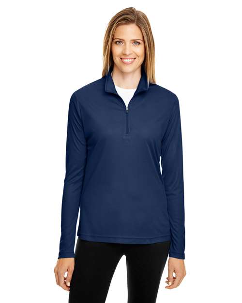 Team 365 Women's Zone Performance Quarter - Zip Pullover - Team 365 TT31W Sport Dark Navy XS