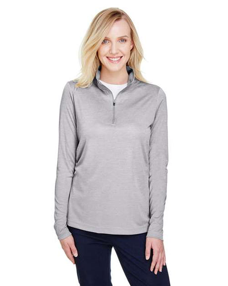 Team 365 Women's Zone Sonic Heather Performance Quarter - Zip Pullover - Team 365 TT31HW Athletic Heather XS