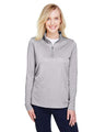 Team 365 Women's Zone Sonic Heather Performance Quarter - Zip Pullover - Team 365 TT31HW Athletic Heather XS