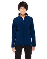 Team 365 Youth Leader Soft Shell Jacket - Team 365 TT80Y Sport Dark Navy S