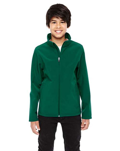 Team 365 Youth Leader Soft Shell Jacket - Team 365 TT80Y Sport Forest S