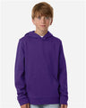 Team 365 Youth Squad Hooded Tech Fleece Pullover - Team 365 TT400Y Sport Purple XS