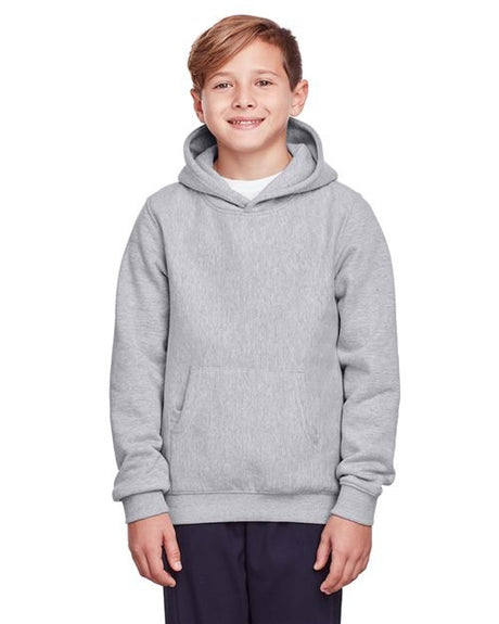 Team 365 Youth Zone HydroSport™ Heavyweight Hooded Sweatshirt - Team 365 TT96Y Athletic Heather S