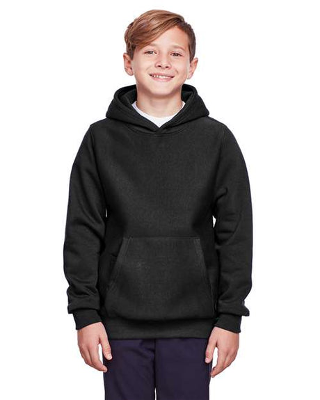 Team 365 Youth Zone HydroSport™ Heavyweight Hooded Sweatshirt - Team 365 TT96Y Black S