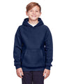 Team 365 Youth Zone HydroSport™ Heavyweight Hooded Sweatshirt - Team 365 TT96Y Sport Dark Navy S