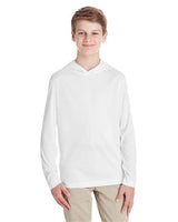 Team 365 Youth Zone Performance Hooded T-Shirt - Team 365 TT41Y White S
