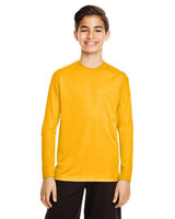 Team 365 Youth Zone Performance Long Sleeve T-Shirt - Team 365 TT11YL Sport Athletic Gold XS
