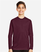 Team 365 Youth Zone Performance Long Sleeve T-Shirt - Team 365 TT11YL Sport Dark Maroon XS