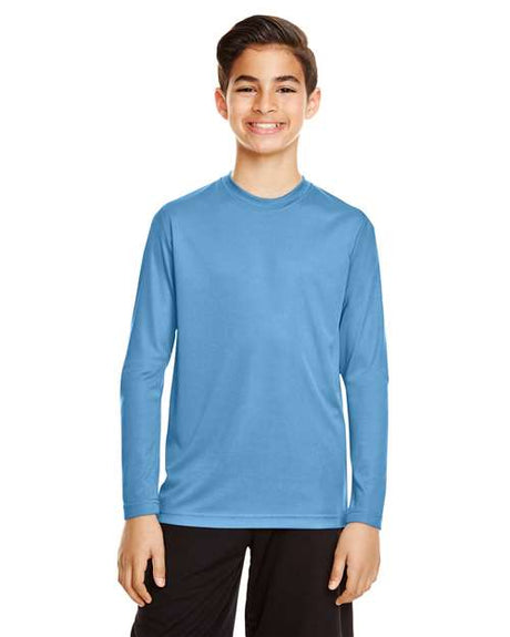 Team 365 Youth Zone Performance Long Sleeve T-Shirt - Team 365 TT11YL Sport Light Blue XS