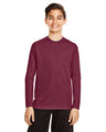 Team 365 Youth Zone Performance Long Sleeve T-Shirt - Team 365 TT11YL Sport Maroon XS