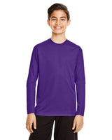 Team 365 Youth Zone Performance Long Sleeve T-Shirt - Team 365 TT11YL Sport Purple XS