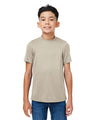 Team 365 Youth Zone Performance Mesh T-Shirt - Team 365 TT15Y Desert Khaki XS