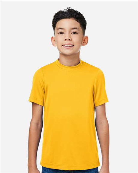 Team 365 Youth Zone Performance Mesh T-Shirt - Team 365 TT15Y Sport Athletic Gold XS