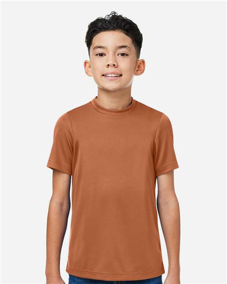 Team 365 Youth Zone Performance Mesh T-Shirt - Team 365 TT15Y Sport Burnt Orange XS