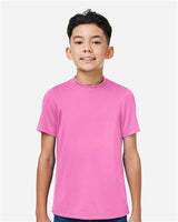 Team 365 Youth Zone Performance Mesh T-Shirt - Team 365 TT15Y Sport Charity Pink XS
