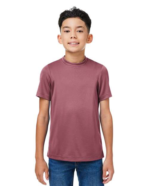 Team 365 Youth Zone Performance Mesh T-Shirt - Team 365 TT15Y Sport Dark Maroon XS