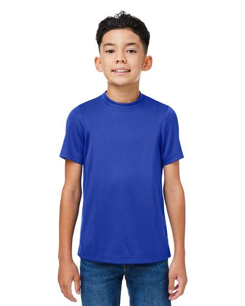 Team 365 Youth Zone Performance Mesh T-Shirt - Team 365 TT15Y Sport Royal XS