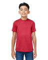 Team 365 Youth Zone Performance Mesh T-Shirt - Team 365 TT15Y Sport Scarlet Red XS
