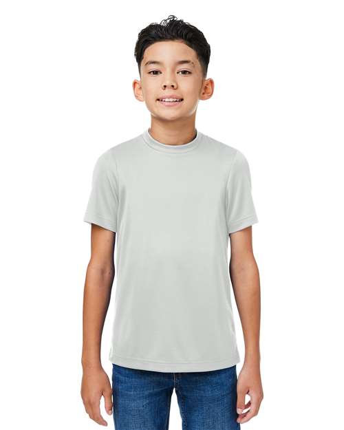 Team 365 Youth Zone Performance Mesh T-Shirt - Team 365 TT15Y Sport Silver XS