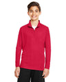 Team 365 Youth Zone Performance Quarter - Zip Pullover - Team 365 TT31Y Sport Red S