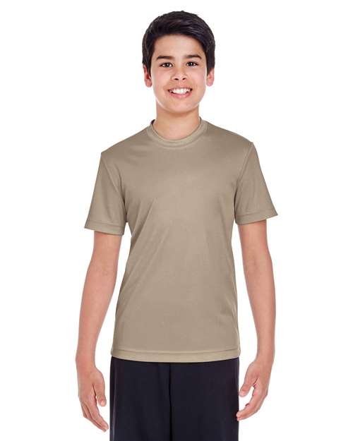 Team 365 Youth Zone Performance T-Shirt - Team 365 TT11Y Desert Khaki XS