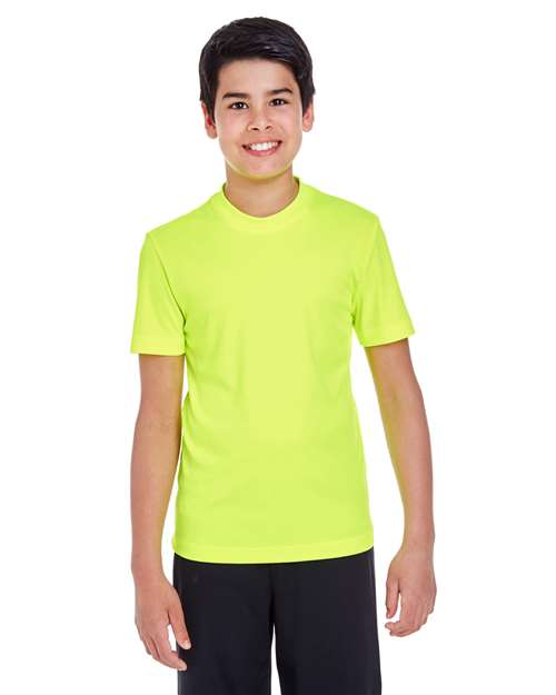 Team 365 Youth Zone Performance T-Shirt - Team 365 TT11Y Safety Yellow XS