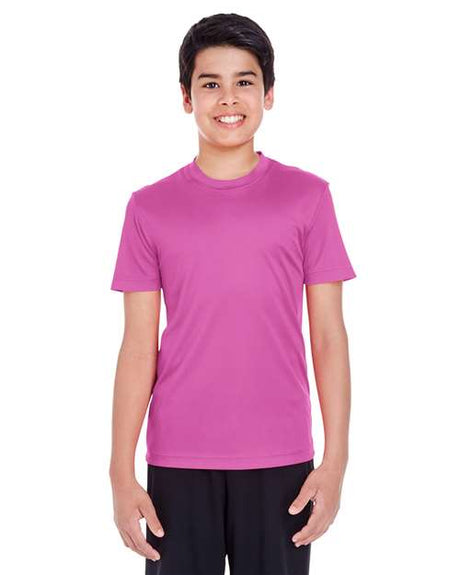 Team 365 Youth Zone Performance T-Shirt - Team 365 TT11Y Sport Charity Pink XS