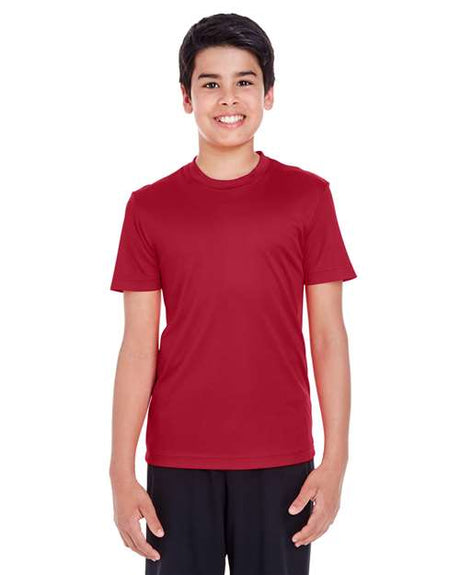 Team 365 Youth Zone Performance T-Shirt - Team 365 TT11Y Sport Scarlet Red XS