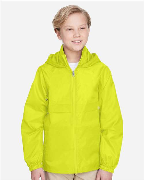 Team 365 Youth Zone Protect Lightweight Jacket - Team 365 TT73Y Safety Yellow S