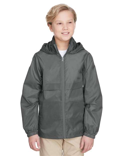 Team 365 Youth Zone Protect Lightweight Jacket - Team 365 TT73Y Sport Graphite S