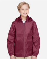 Team 365 Youth Zone Protect Lightweight Jacket - Team 365 TT73Y Sport Maroon S