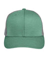 Team 365 Youth Zone Sonic Heather Trucker Cap - Team 365 TT802Y Sport Forest Heather/ Sport Graphite One Size