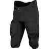 TERMINATOR 3 INTEGRATED FOOTBALL PANT W/BUILT - IN PADS | Champro FPU29 - Black Black Youth 2XS Accessories