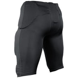 TERMINATOR 3 INTEGRATED FOOTBALL PANT W/BUILT - IN PADS | Champro FPU29 Black Youth 2XS Accessories