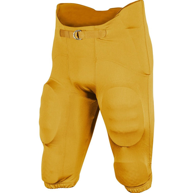 TERMINATOR 3 INTEGRATED FOOTBALL PANT W/BUILT - IN PADS | Champro FPU29 - Gold Gold Youth 2XS Accessories
