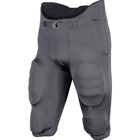 TERMINATOR 3 INTEGRATED FOOTBALL PANT W/BUILT - IN PADS | Champro FPU29 - Graphite Graphite Youth 2XS Accessories