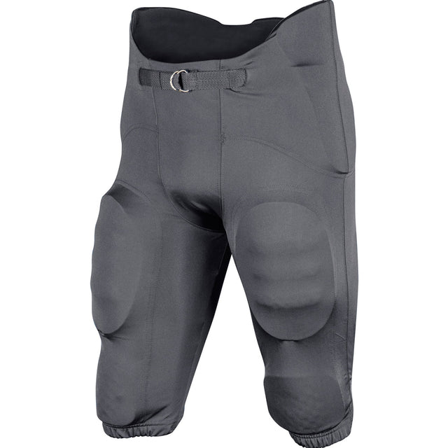 TERMINATOR 3 INTEGRATED FOOTBALL PANT W/BUILT - IN PADS | Champro FPU29 - Graphite Graphite Youth 2XS Accessories