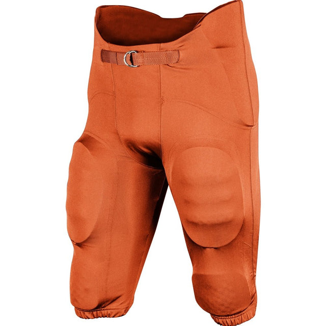 TERMINATOR 3 INTEGRATED FOOTBALL PANT W/BUILT - IN PADS | Champro FPU29 - Orange Orange Youth 2XS Accessories