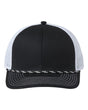 The Game Everyday Rope Trucker Cap - The Game GB452R Black/ White Adjustable