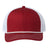 The Game Everyday Rope Trucker Cap - The Game GB452R Cardinal/ White Adjustable