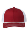The Game Everyday Rope Trucker Cap - The Game GB452R Cardinal/ White Adjustable