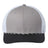 The Game Everyday Rope Trucker Cap - The Game GB452R Light Grey/ Black Adjustable