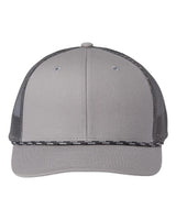 The Game Everyday Rope Trucker Cap - The Game GB452R Light Grey/ Charcoal Adjustable