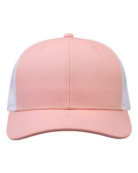 The Game Everyday Trucker Cap - The Game GB452E Creamsicle Pink/ White Adjustable