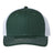 The Game Everyday Trucker Cap - The Game GB452E Dark Green/ White Adjustable